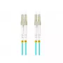 Fiiberoptiline kaabel LANBERG FO-LULU-MD31-0050-TQ, OM3, LC–LC, 5 m, Aqua