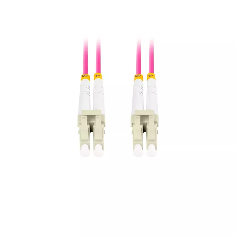 Fiiberoptiline kaabel LANBERG FO-LULU-MD41-0020-VT 2 m OM4 LC–LC Violetne