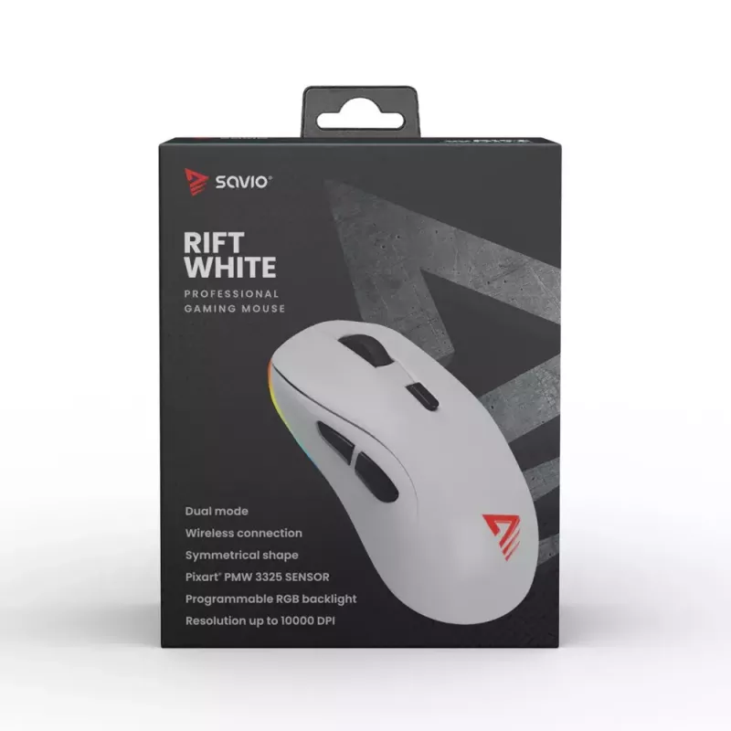 Hiir Savio RIFT Valge Bluetooth USB Type-A