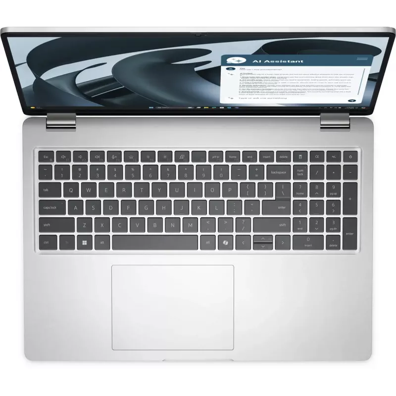 Sülearvuti Dell Pro 16 Plus PB16255 — AMD Ryzen 5 PRO 230, 16 tolli Full HD+ 1920×1200, 32 GB LPDDR5x, 1 TB SSD, Windows 11 Pro, alumiinium