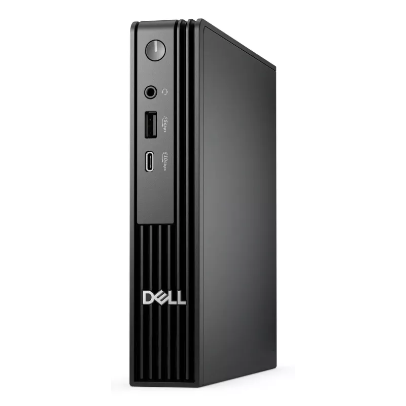 Mini-PC Dell Pro QCM1255 — AMD Ryzen 7 PRO 8700GE, 16 GB DDR5, 512 GB SSD, Windows 11 Pro, Mikro-PC, Must