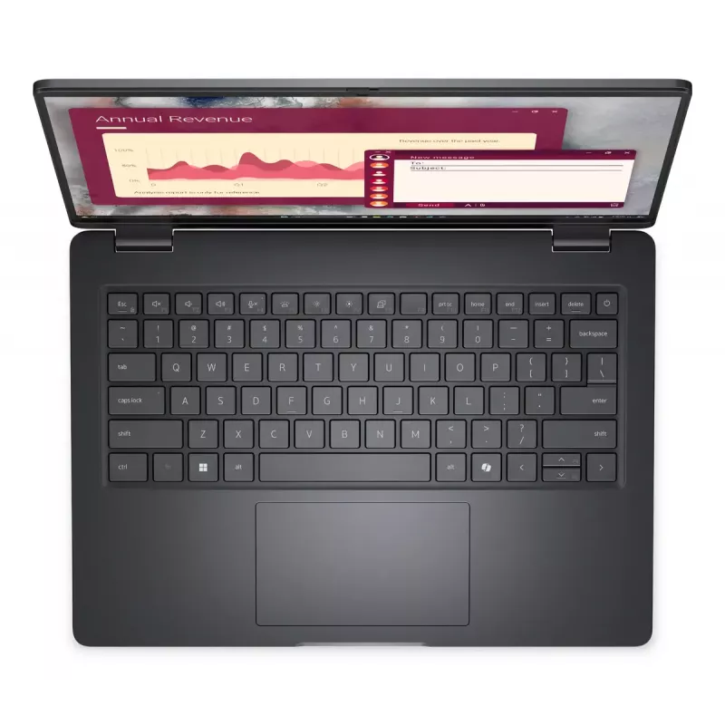 Sülearvuti Dell Pro 14 PC14250 — Intel Core 7 150U, 14 tolli (1920x1200) Full HD+, 16 GB DDR5, 512 GB SSD, Windows 11 Pro, must