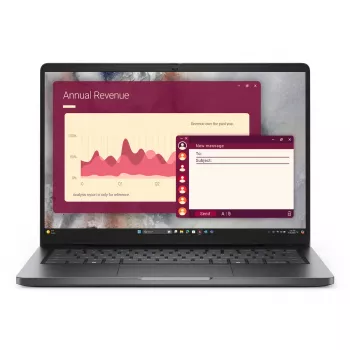 Sülearvuti Dell Pro 14 PC14250 — Intel Core 7 150U, 14 tolli (1920x1200) Full HD+, 16 GB DDR5, 512 GB SSD, Windows 11 Pro, must