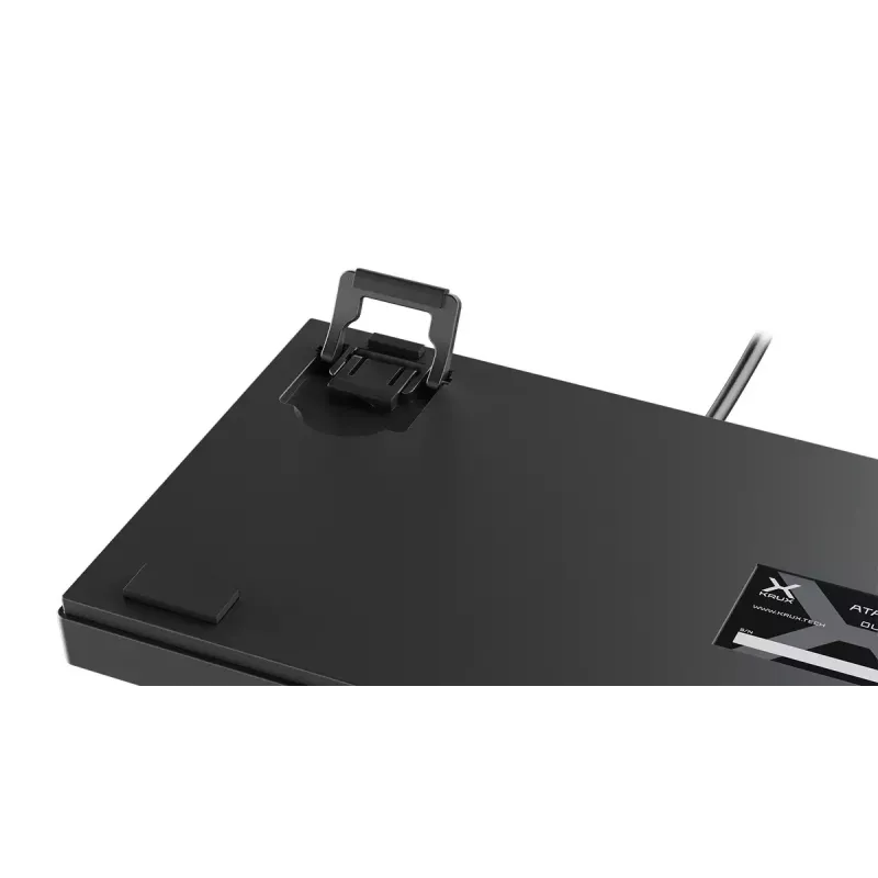 KRUX Atax PRO RGB klaviatuur Mängimine USB QWERTY Inglise Must Tenkeyless Mehaaniline