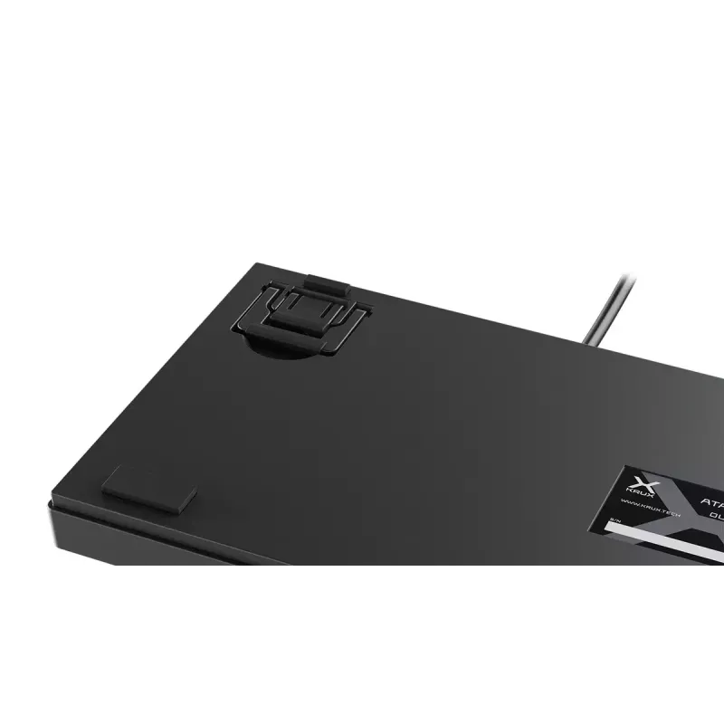 KRUX Atax PRO RGB klaviatuur Mängimine USB QWERTY Inglise Must Tenkeyless Mehaaniline