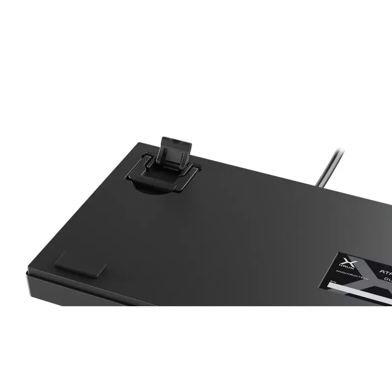 KRUX Atax PRO RGB klaviatuur Mängimine USB QWERTY Inglise Must Tenkeyless Mehaaniline