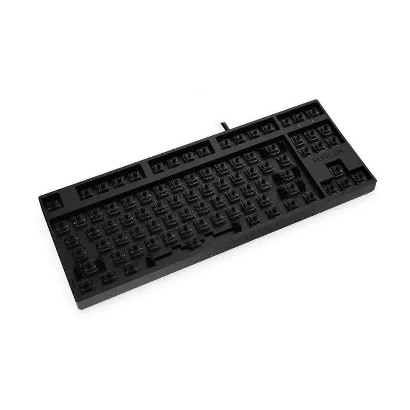 KRUX Atax PRO RGB klaviatuur Mängimine USB QWERTY Inglise Must Tenkeyless Mehaaniline