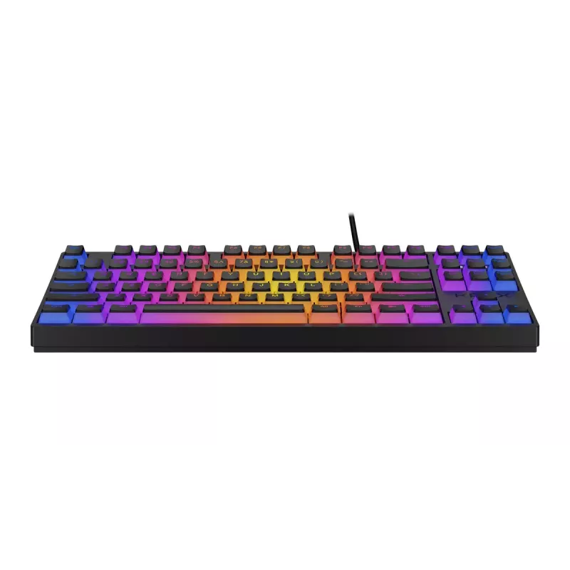 KRUX Atax PRO RGB klaviatuur Mängimine USB QWERTY Inglise Must Tenkeyless Mehaaniline