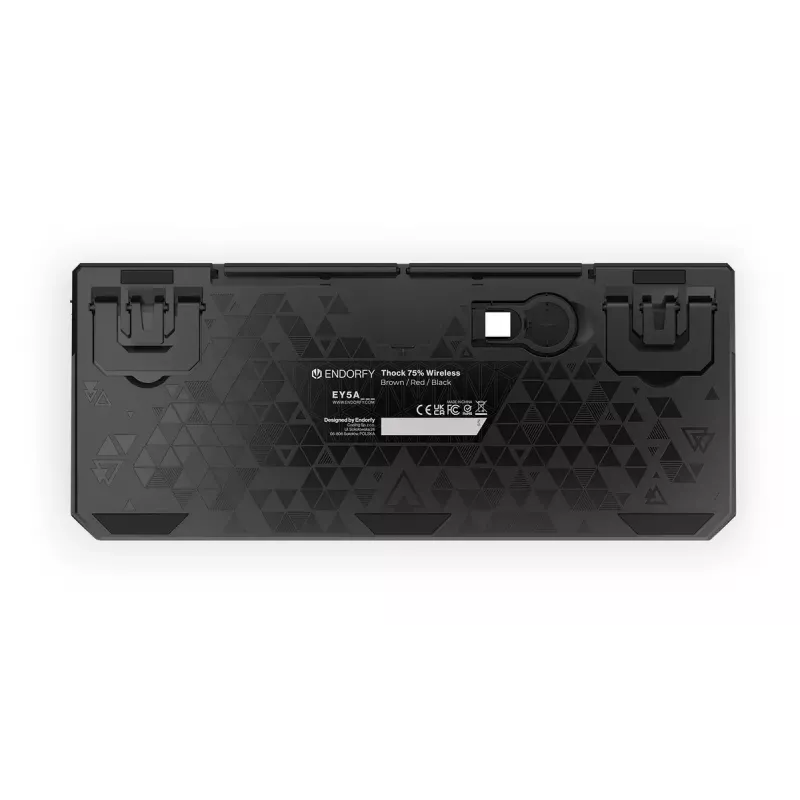 Klaviatuur ENDORFY Thock 75% Wireless Red mehaaniline RGB LED must