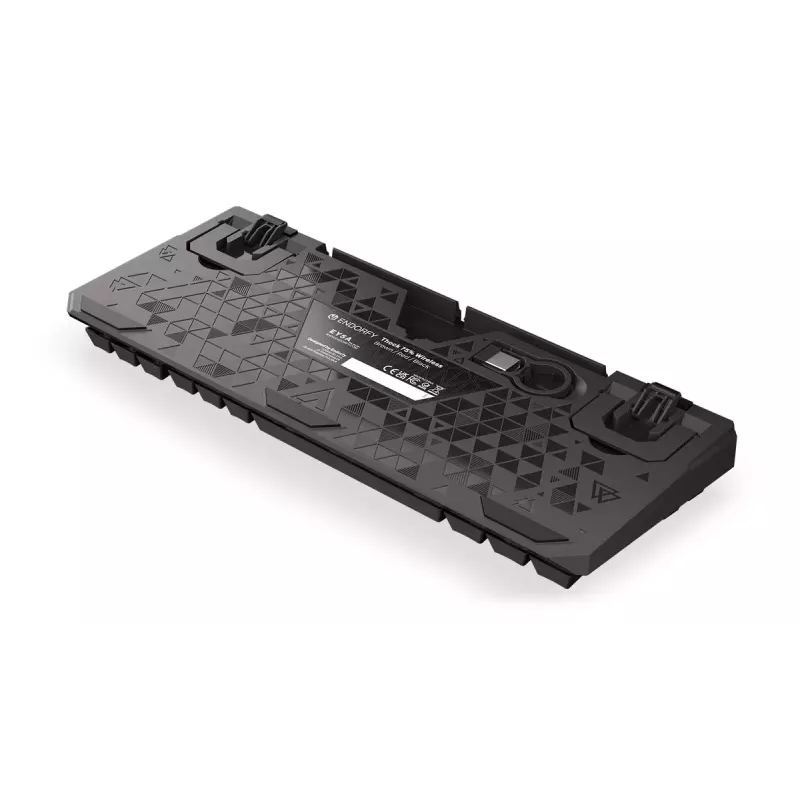 Klaviatuur ENDORFY Thock 75% Wireless Red mehaaniline RGB LED must