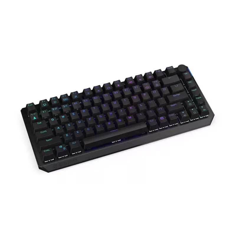 Klaviatuur ENDORFY Thock 75% Wireless Red mehaaniline RGB LED must
