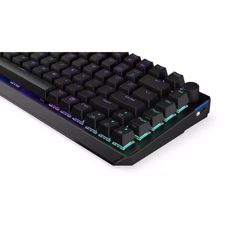 Klaviatuur ENDORFY Thock 75% Wireless Red mehaaniline RGB LED must