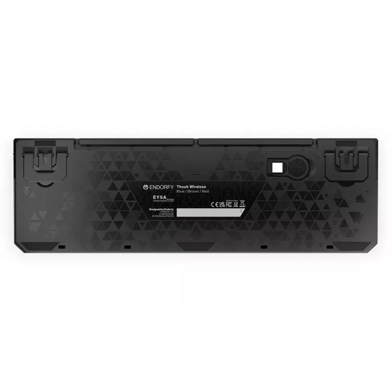 Mänguklaviatuur ENDORFY Thock RF Wireless USB Mechanical RGB Must