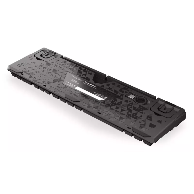Mänguklaviatuur ENDORFY Thock RF Wireless USB Mechanical RGB Must