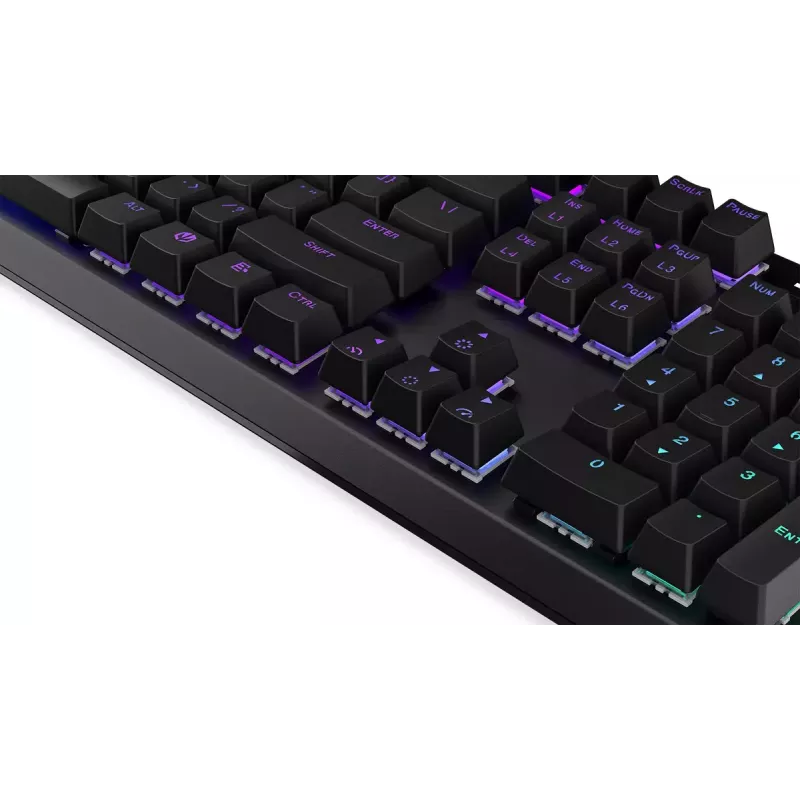 Mänguklaviatuur ENDORFY Thock RF Wireless USB Mechanical RGB Must