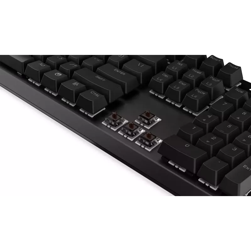 Mänguklaviatuur ENDORFY Thock RF Wireless USB Mechanical RGB Must