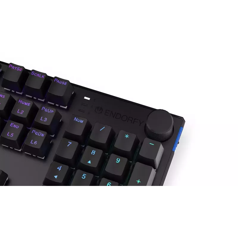 Mänguklaviatuur ENDORFY Thock RF Wireless USB Mechanical RGB Must