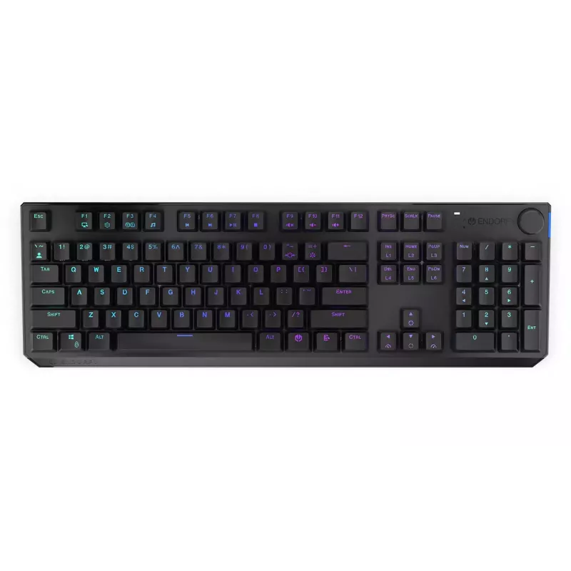 Mänguklaviatuur ENDORFY Thock RF Wireless USB Mechanical RGB Must