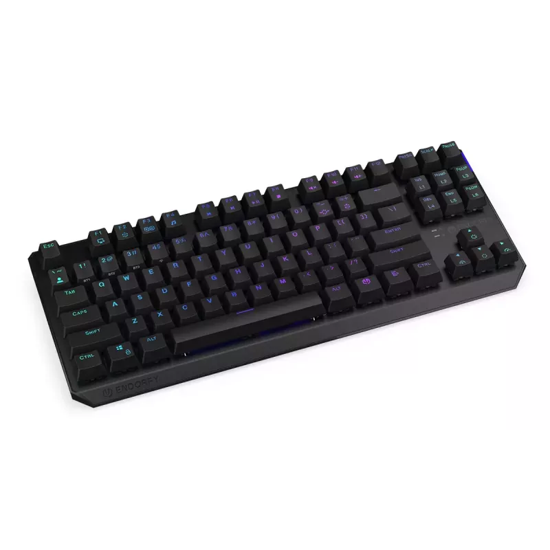 Klaviatuur ENDORFY Thock TKL Wireless Must mehaaniline RGB LED 87 klahvi