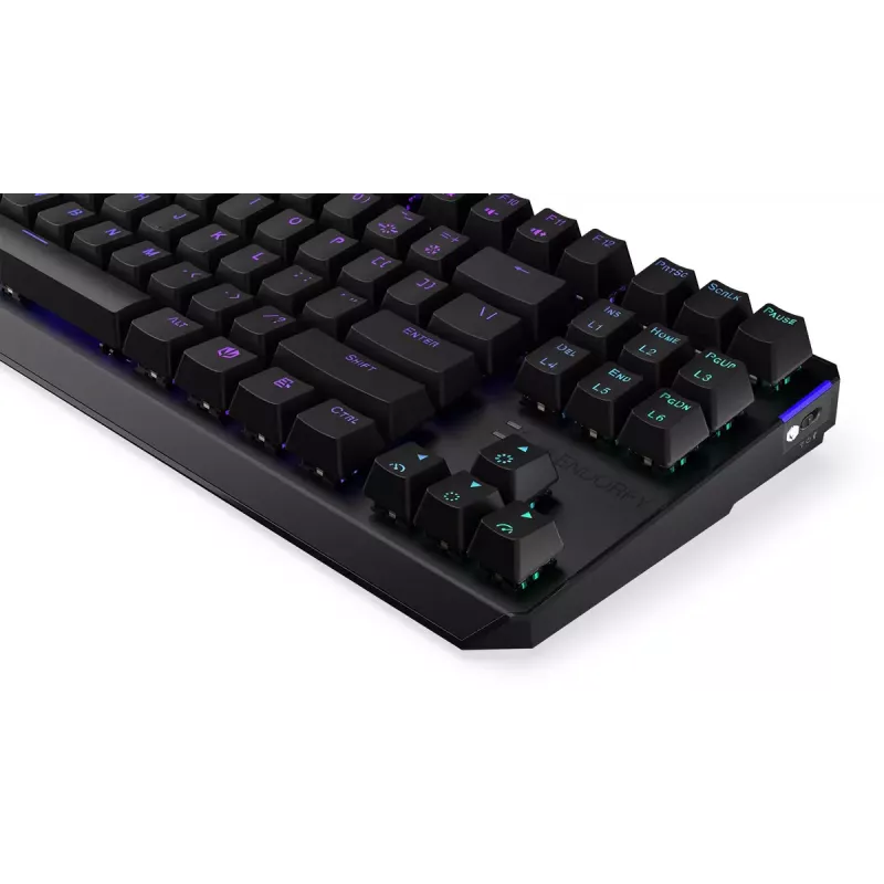 Klaviatuur ENDORFY Thock TKL Wireless Must mehaaniline RGB LED 87 klahvi