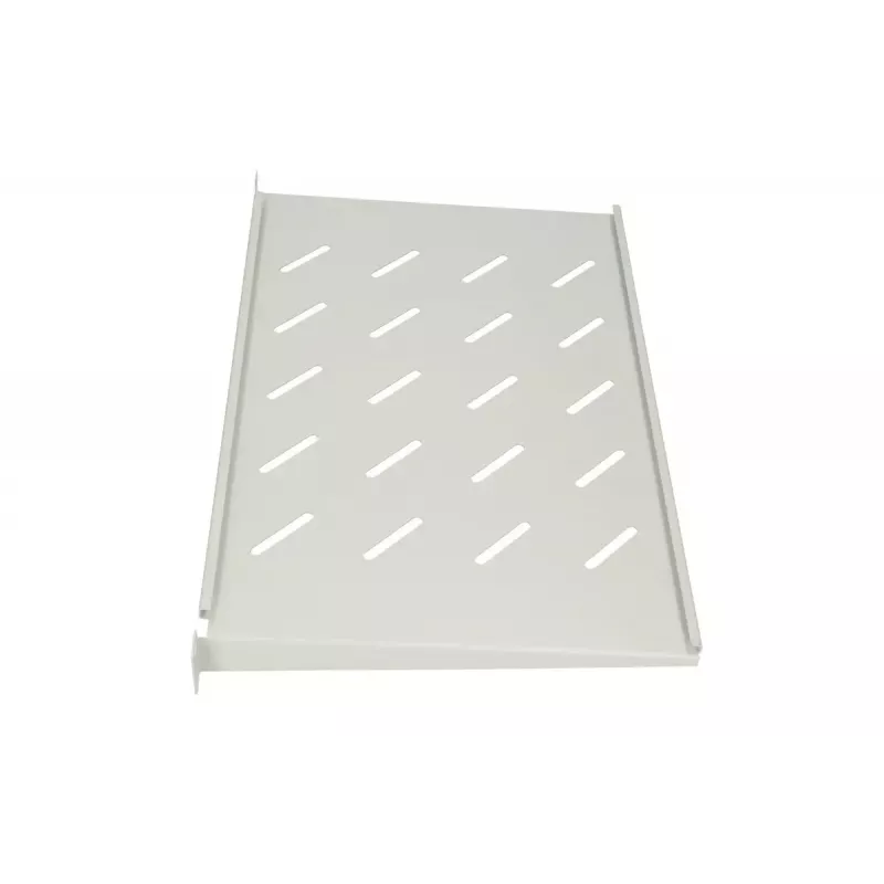 Riiuli riiul Extralink 19-tolline rippkappidele 1 HE, metall, hall, 48,3 cm, 1,8 kg