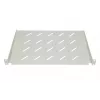 Riiuli riiul Extralink 19-tolline rippkappidele 1 HE, metall, hall, 48,3 cm, 1,8 kg