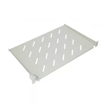 Riiuli riiul Extralink 19-tolline rippkappidele 1 HE, metall, hall, 48,3 cm, 1,8 kg