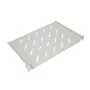 Riiuli riiul Extralink 19-tolline rippkappidele 1 HE, metall, hall, 48,3 cm, 1,8 kg