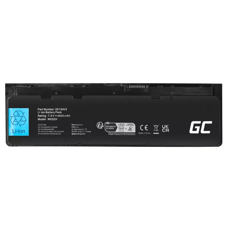 Aku roheline Cell DE154V2 DELL Latitude E7240 E7250 jaoks