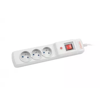 Pistikupesadega pikendusjuhe ARMAC M3 3 pistikupesa ja 1,5 m kaabliga, hall