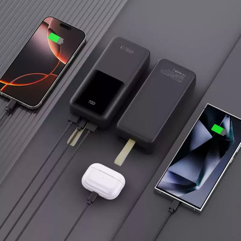 Kaasaskantav akupank TECH-PROTECT PB03 30000mAh