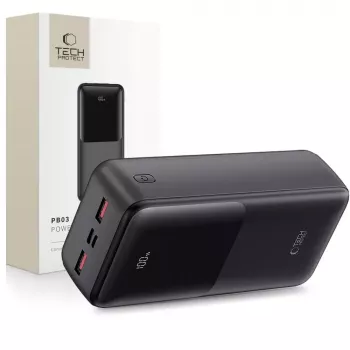 Kaasaskantav akupank TECH-PROTECT PB03 30000mAh
