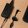 Sülearvuti laadija Akyga AK-ND-85, siseruumides kasutatav vahelduvvooluadapter sisendiga 100–250 V, väljund 12 V 5 A, kaabel 1,2 m, must