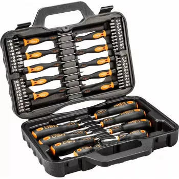 Kaasaskantav tööriistakast NEO tools 04-211, vastupidav plastkonstruktsioon, kandekäepide, kompaktne hoiustamine
