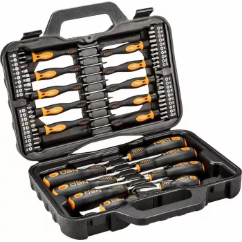 Kaasaskantav tööriistakast NEO tools 04-211, vastupidav plastkonstruktsioon, kandekäepide, kompaktne hoiustamine