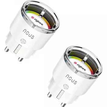 Nutipistik Nous A1Z 15A ZigBee 2 tk — nutikas pistikuadapter, 15 A