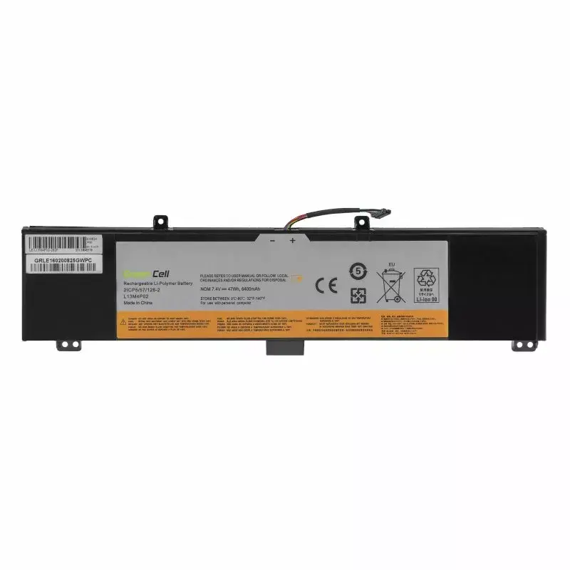 Aku roheline Cell LE160 Lenovo Y50 Y50-70 Y70 Y70-70 jaoks