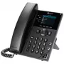 IP-telefon Poly 250 must, 4 liini, LCD, 2200-48820-025