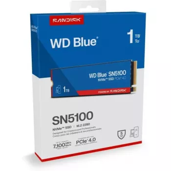 Pooljuhtketas SANDISK WD Blue SN5100 NVMe 1TB — sisemine PCIe SSD, 1 TB maht
