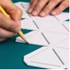 Silhouett-šabloon Fiskars 1059566 valgest plastist täiskasvanutele ja lastele