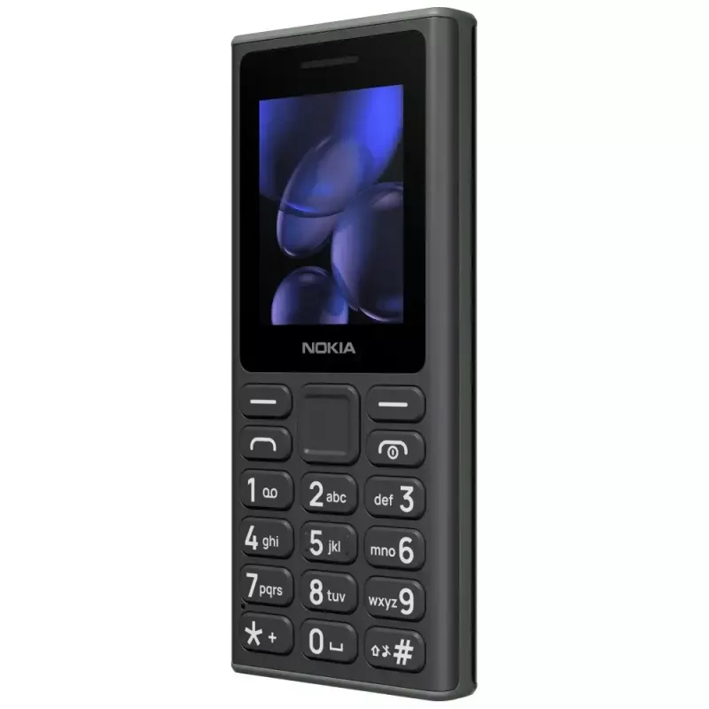 Mobiiltelefon HMD Nokia 105 TA-1684 — tavaline nuppudega telefon, kahe SIM-kaardiga, lilla