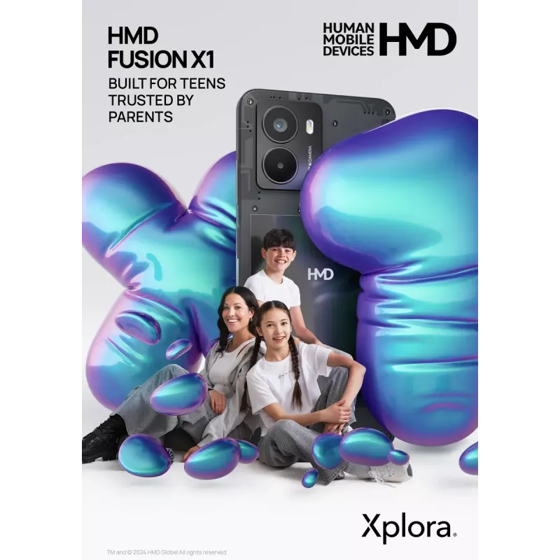 Nutitelefon HMD FUSION X1 DS TA-1672 6.56 tolli 128 GB must