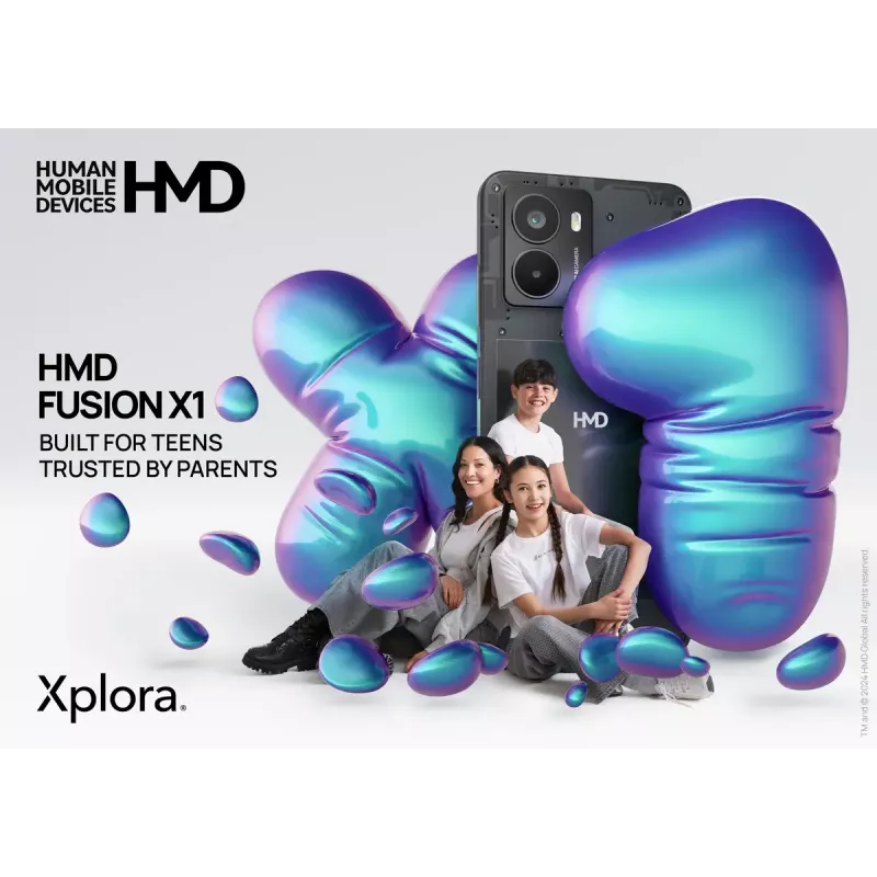 Nutitelefon HMD FUSION X1 DS TA-1672 6.56 tolli 128 GB must