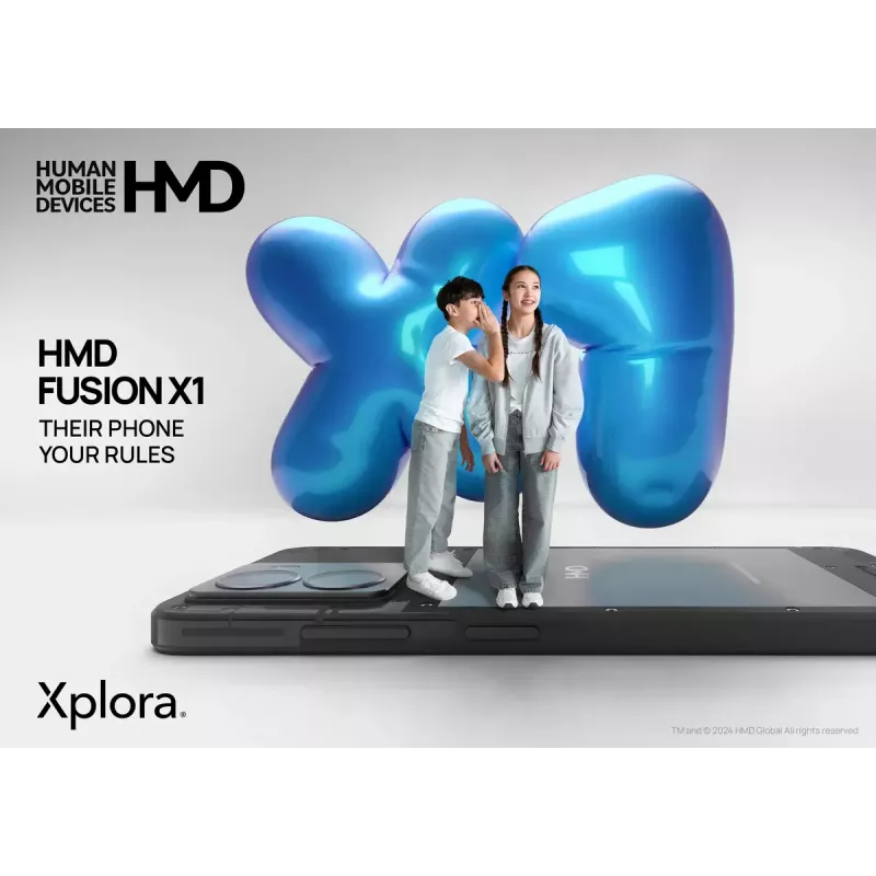 Nutitelefon HMD FUSION X1 DS TA-1672 6.56 tolli 128 GB must