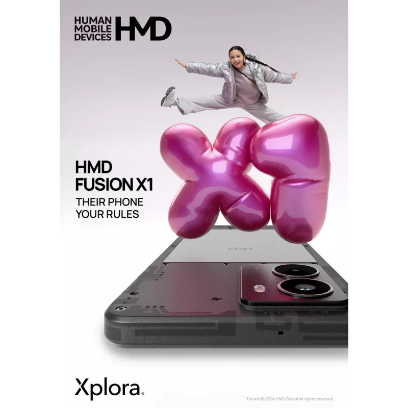 Nutitelefon HMD FUSION X1 DS TA-1672 6.56 tolli 128 GB must