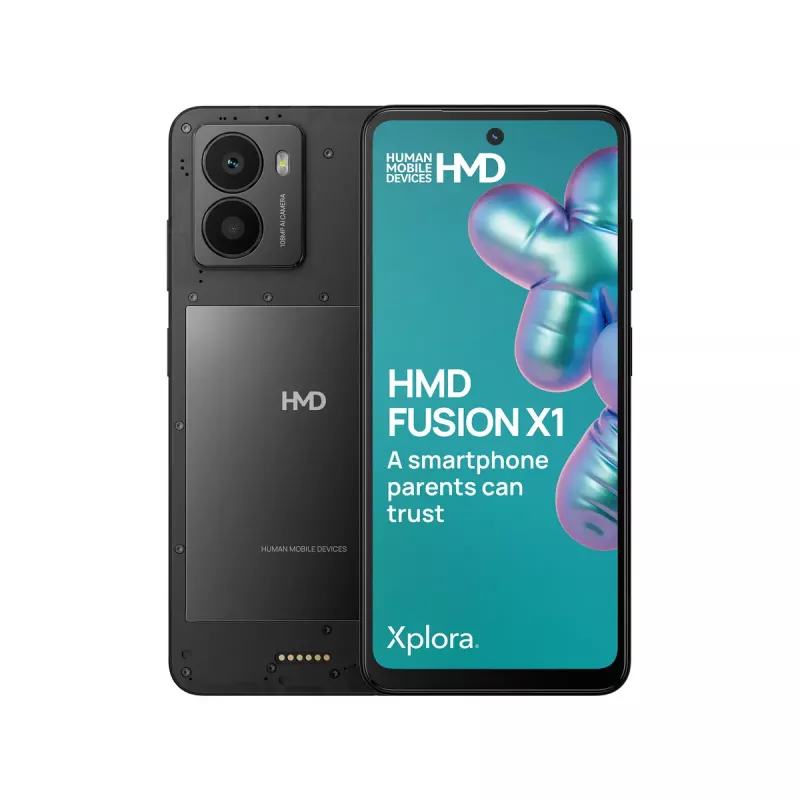 Nutitelefon HMD FUSION X1 DS TA-1672 6.56 tolli 128 GB must
