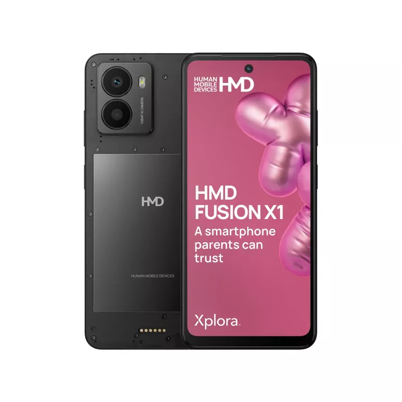 Nutitelefon HMD FUSION X1 DS TA-1672 6.56 tolli 128 GB must