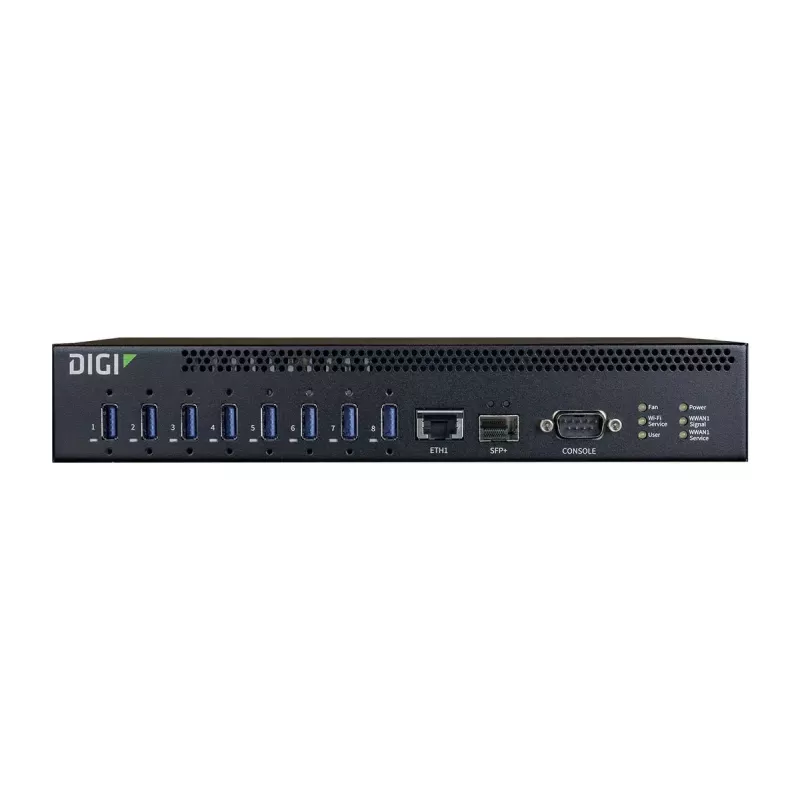 USB-jaotur Digi AW08-G300 USB 3.2 Gen 1 10000 Mbit/s must