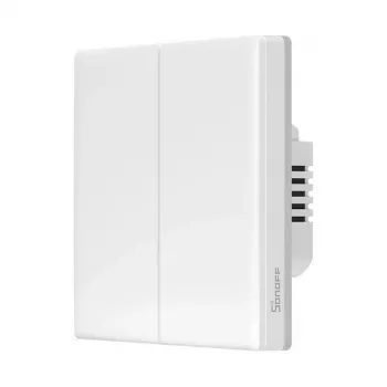 Seinale paigaldatav Sonoff nutikas WiFi-puutelüliti TX T5 2C 2-kanaliga, puutepaneelid kahe vooluringi jaoks