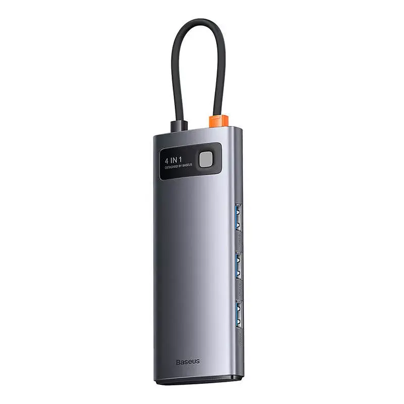 USB-C kuni 4x USB 3.0 jaotur Baseus WKWG070013 — USB-C neljaks USB-A 3.0 pordiks